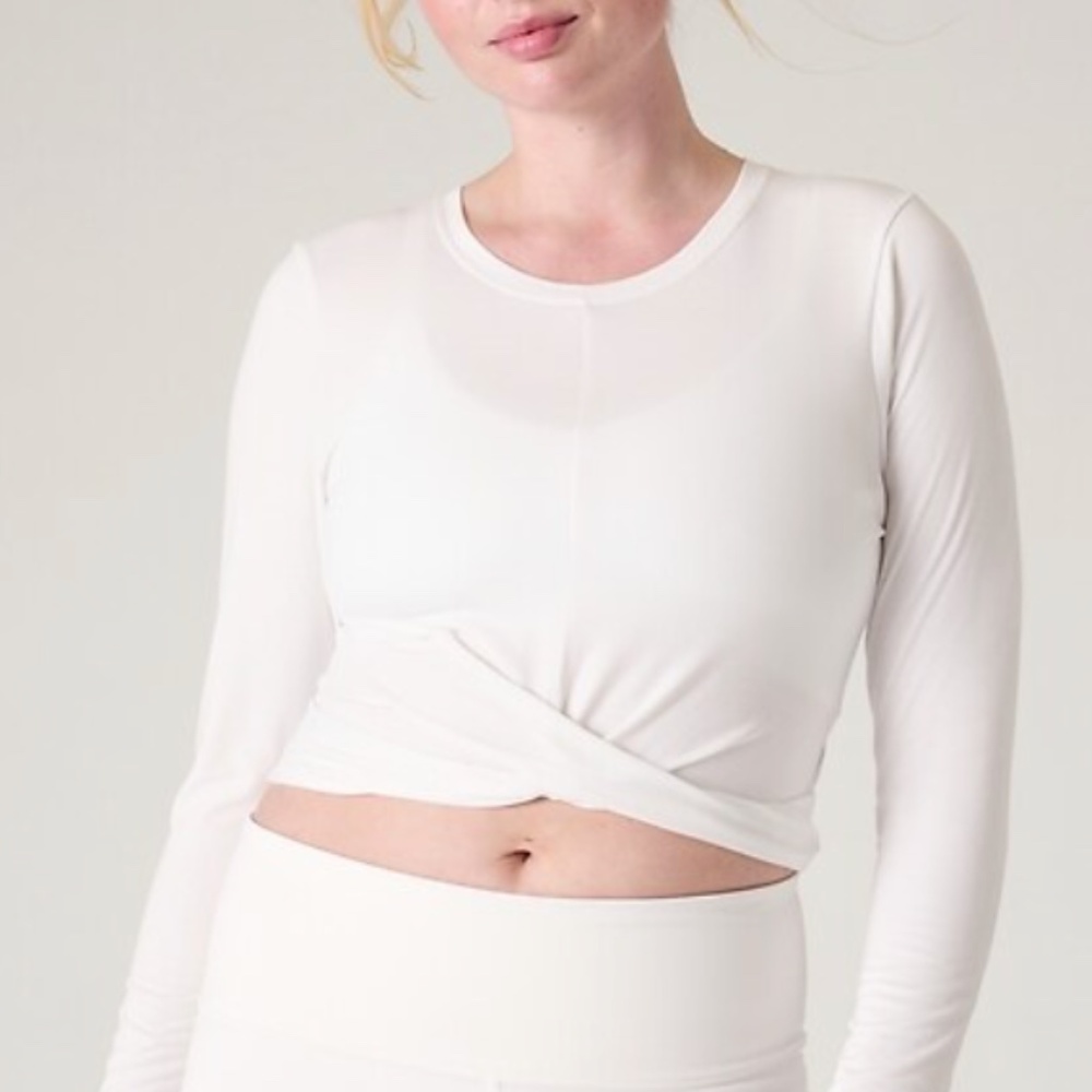 Athleta With Ease Twist Top